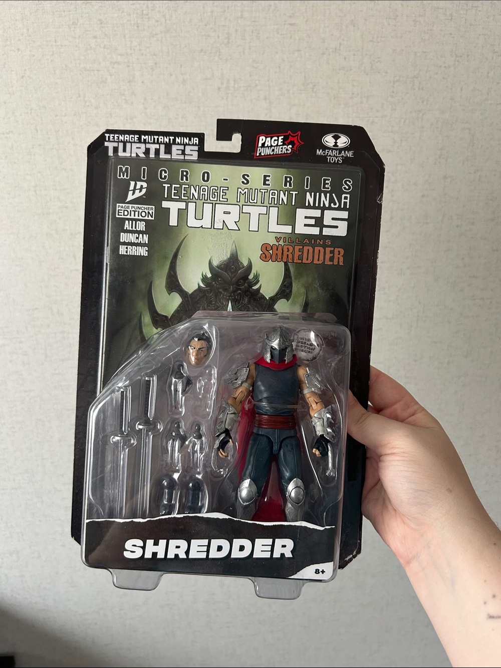 Teenage Mutant Ninja Turtles Micro-Series Shredder Action Figure - Black & Red